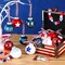 12-Pack 2.4" Patriotic Hanging Ball Ornaments for 4th of July & Memorial Day